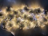 Светодиодный занавес для улицы 2.0x9.0м. прозрачный провод 1800 тёпло-белых диодов с Мерцанием