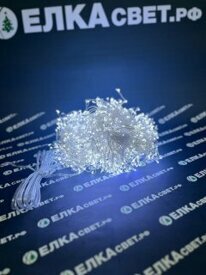 Светодиодная гирлянда 1000 Белых микро LED ламп 30 м, IP44