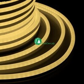 Гибкий Неон Flex светодиодный 50 м, 2 жилы, цвет тепло-белый 6000 Led – LN 6701N50WW