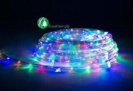 Дюралайт светодиодный трехжильный 11 мм, 10 м, 280 мульти LED ламп