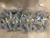 Светодиодный занавес для улицы 2.0x9.0м. прозрачный провод 1800 тёпло-белых диодов с Мерцанием